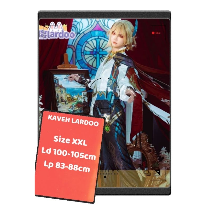 [ RENTAL ] Kaveh Genshin Impact Cosplay Kostum Sewa Wig Manmei Brand Lardoo