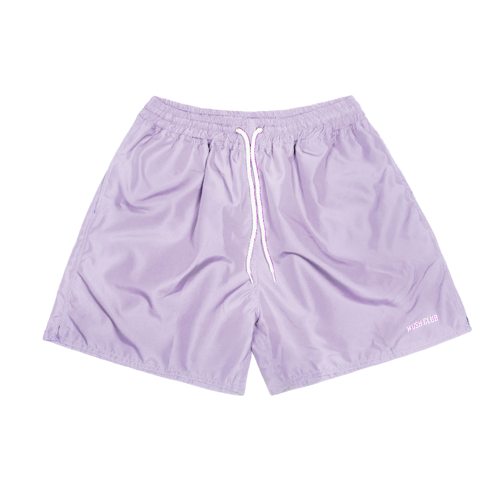 WUSH CLUB CELANA PENDEK PARASUT PRIA WANITA KOLOR BOXER DISTRO SANTAI RUNNING LARI ZORO LILAC