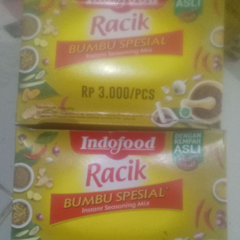 

Racik Bumbu Spesial /Bumbu basah/instan Seasoning mix 25gr x 24pc (1box)