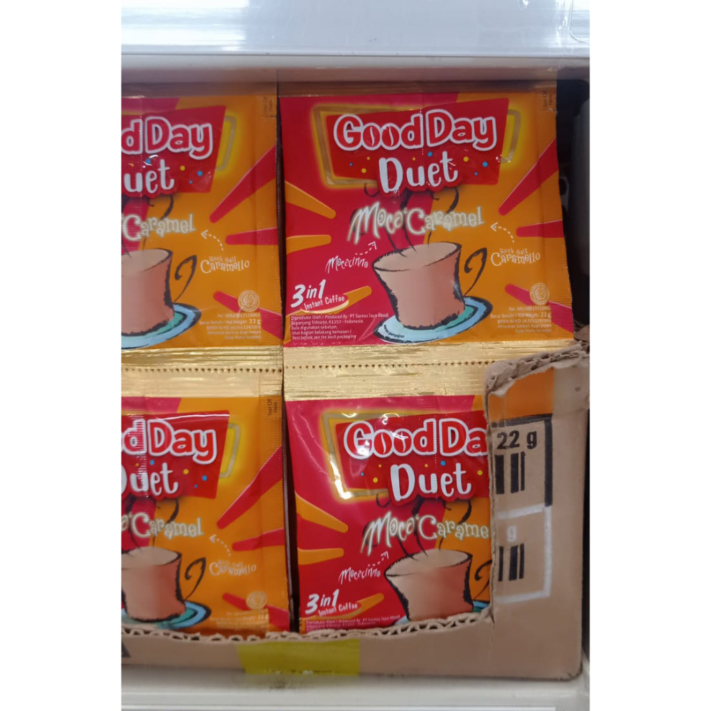 

GOOD DAY KOPI INSTAN 3 IN 1 DUET MOCA CARAMEL - PER KARTON