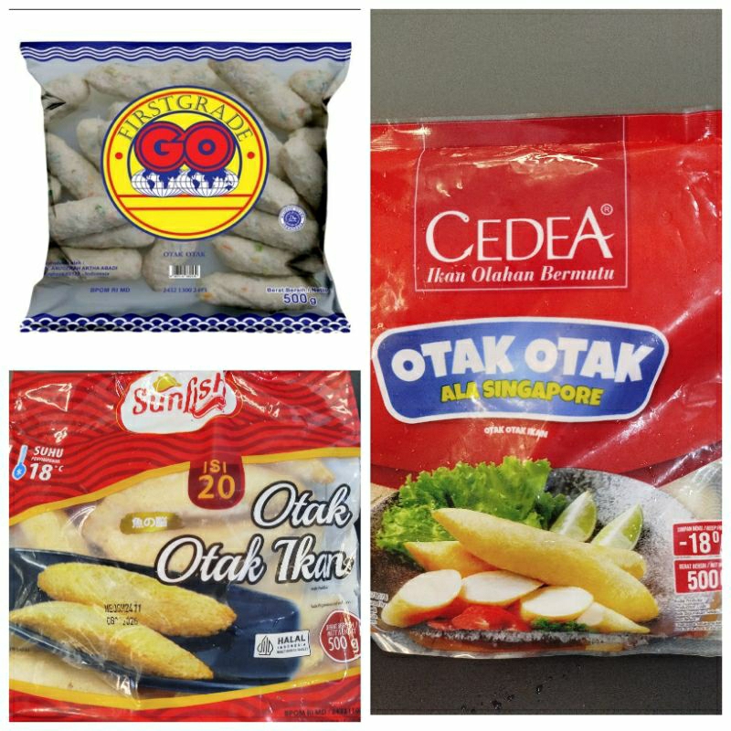 

OTAK - OTAK Ikan Olahan GO / CEDEA / SUNFISH 500gr