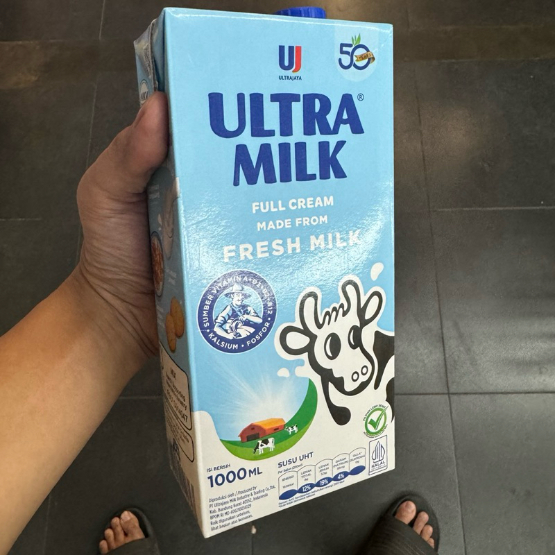 

EXP MEI 2025 | SUSU ULTRA MILK FULL CREAM / COKLAT 1 Liter / 1000 ml | SUSU UHT SEGAR