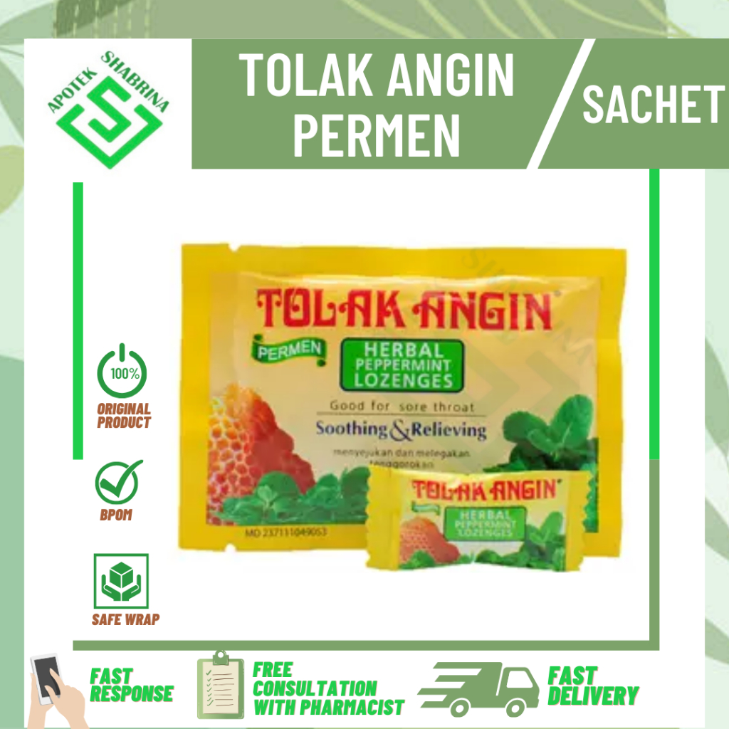 

TOLAK ANGIN PERMEN - MELEGAKAN TENGGOROKAN