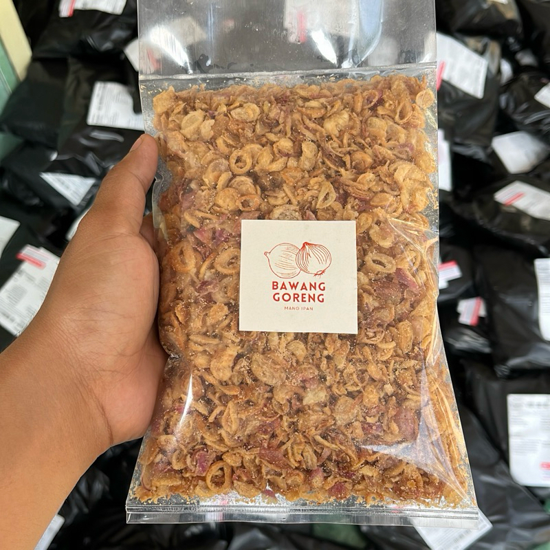 

BAWANG GORENG - Grade A [ 250 Gr ] Bawang Merah Goreng / Brambang Goreng, Grade A, Refill