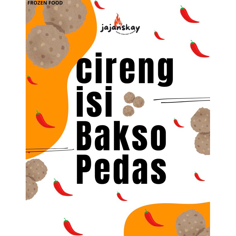 

Cireng isi Bakso Pedas