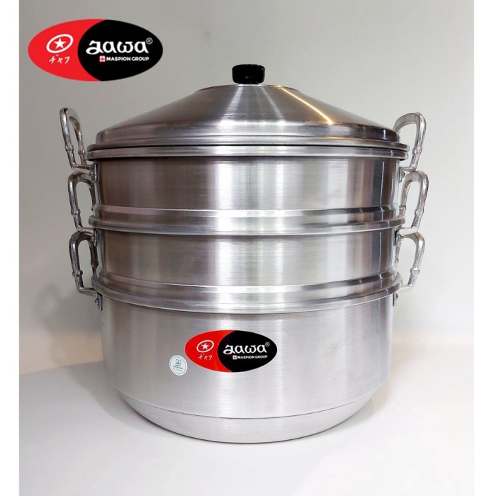 Dandang kukus 33cm Susun 3  Maspion Djawa Langseng Steamer / panci kukus 33 cm
