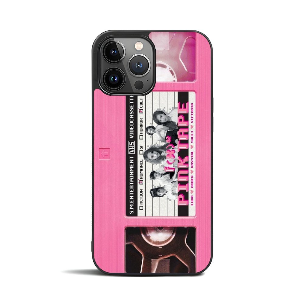 CASING iPhone 5 6 7 8 SE X XR XS 11 12 13 14 15 16 Pro Max Mini Plus CASE FX PINK TAPE