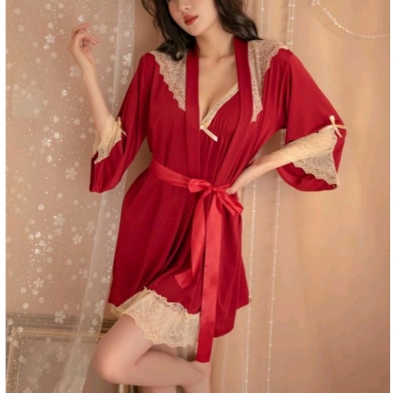 setelan baju tidur seksi wanita