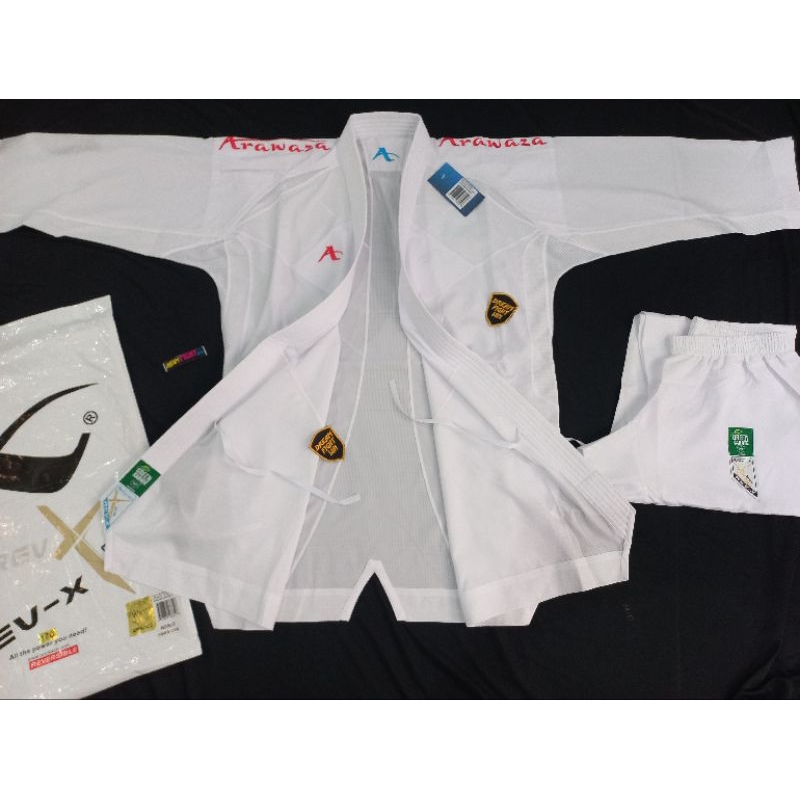 ARAWAZA Rev-X REVERSIBLE - PREMIER League - WKF Approved - baju karate  kumite