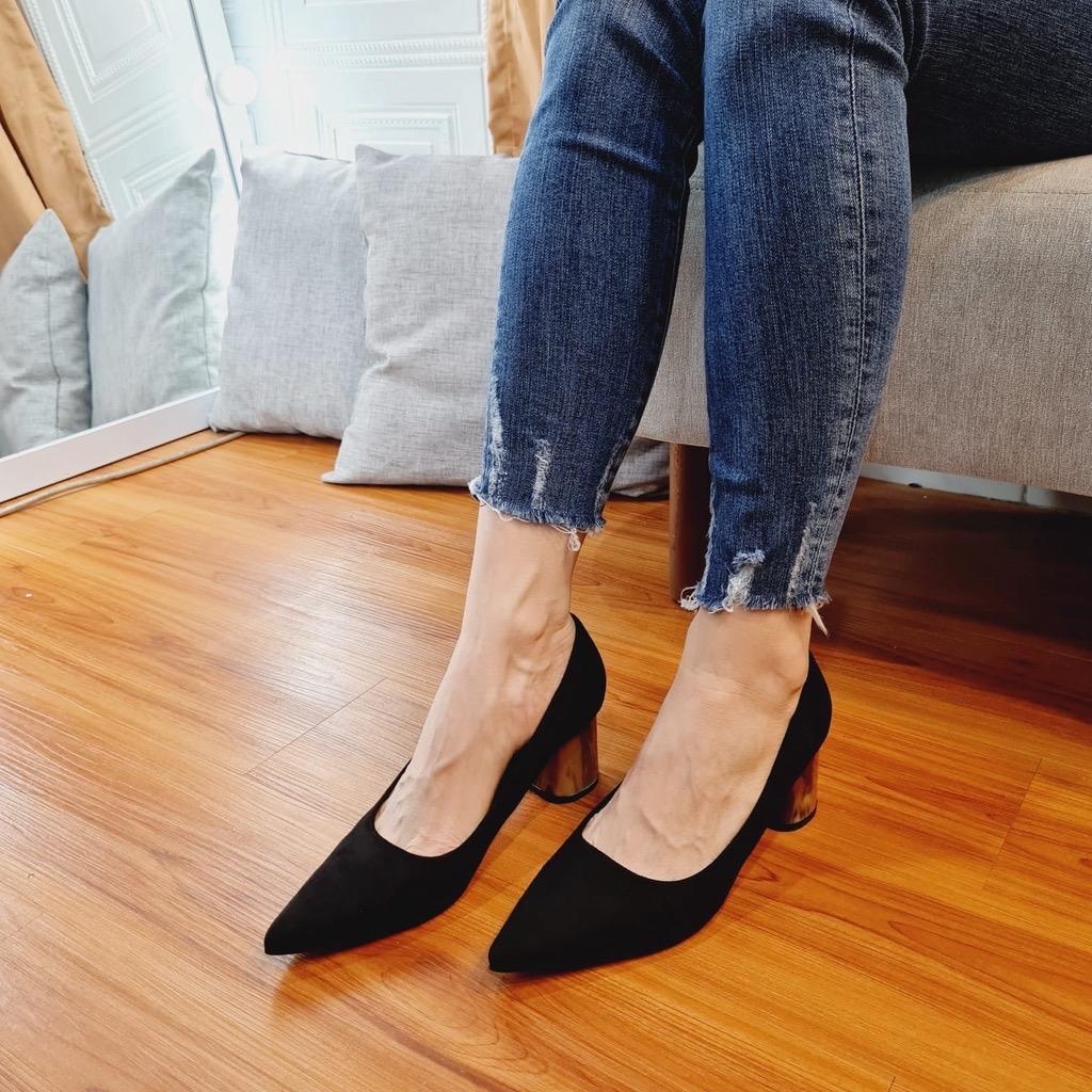 Sepatu Heels Wanita ZS Sepatu Heels Wanita Sepatu Wanita Terbaru Sepatu Pantofel Heels Wanita Sepatu