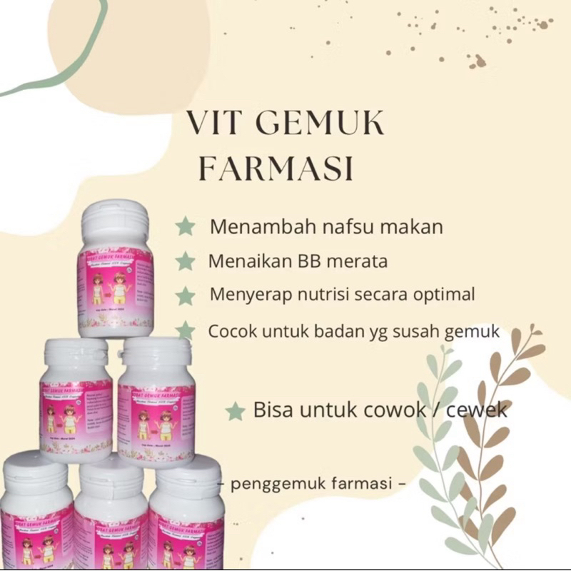 

PENGGEMUK BADAN/PENAMBAH NAFSU MAKAN