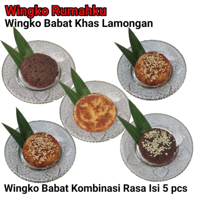 

Wingko Babat Jawa Timur Bebas Pilih Rasa Isi 5 pcs