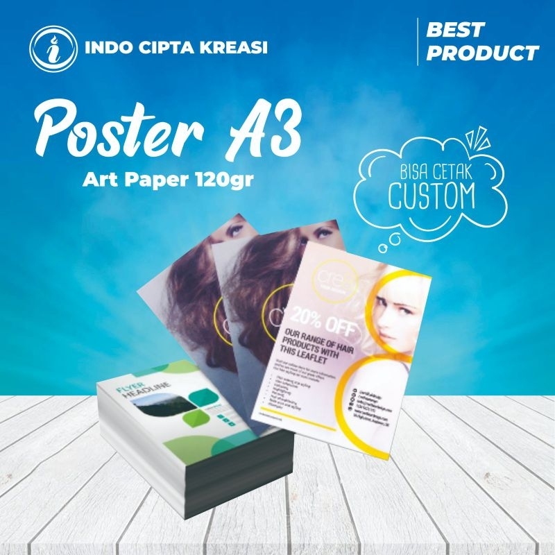 

Cetak Art paper A3 Murah / Cetak Poster