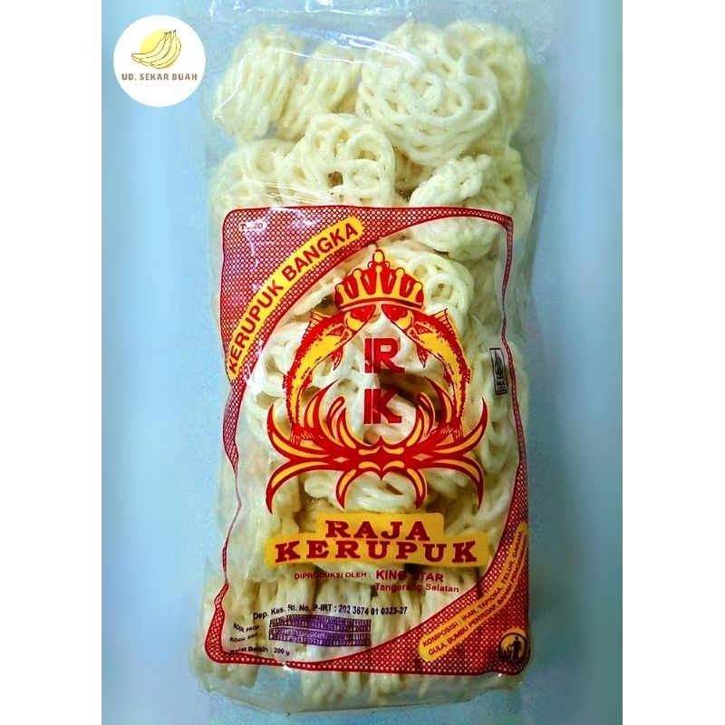 

KERUPUK MAWAR BANGKA CAP IKAN 200g 28pcs/15pcs