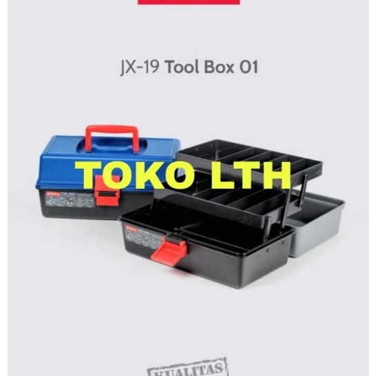 Beli TOOL BOX 1 LION STAR JX19 KOTAK PERKAKAS BERTINGKAT JX 19 BOX PANCING TAMIYA PERTUKANGAN