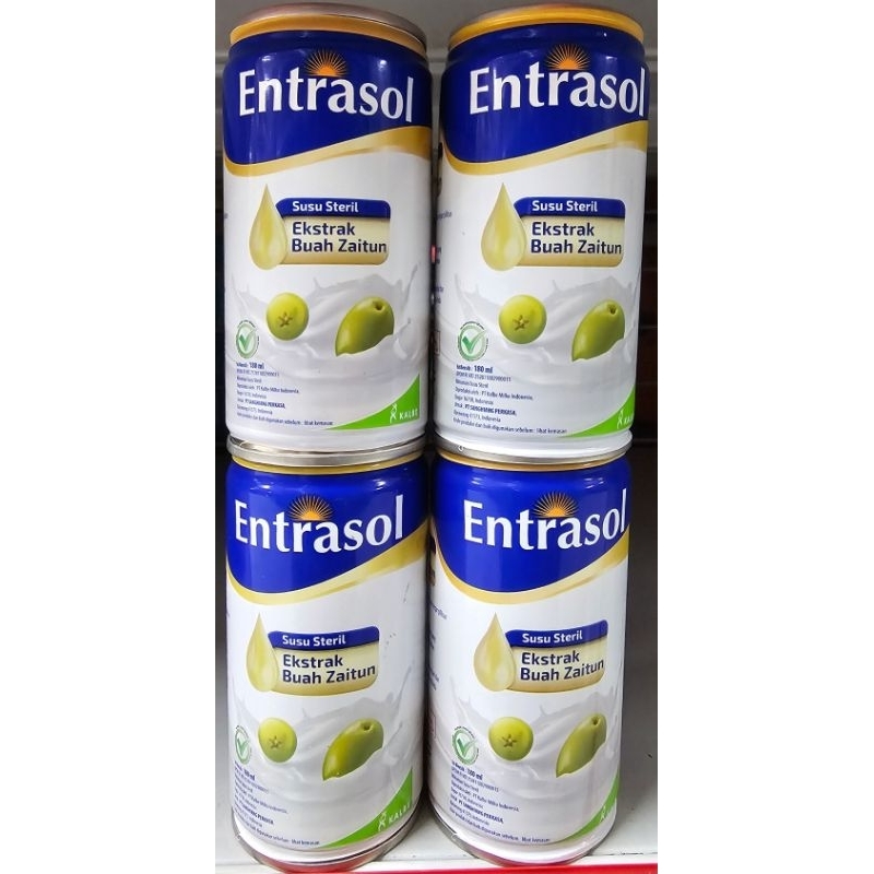 

Entrasol Susu Steril Ekstrak Buah Zaitun 180ml Can