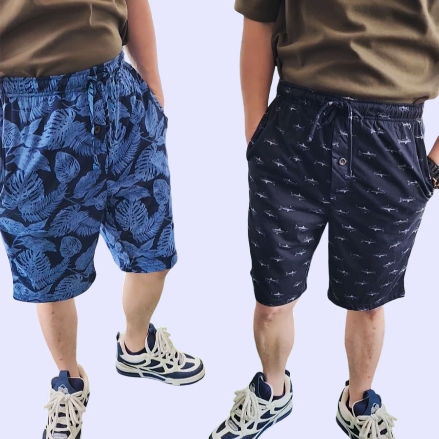 Stafford Print Shorts Celana Pendek Pria Branded