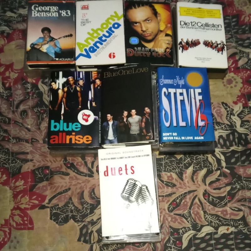 Cuci Stok  kaset barat pop jazz dll