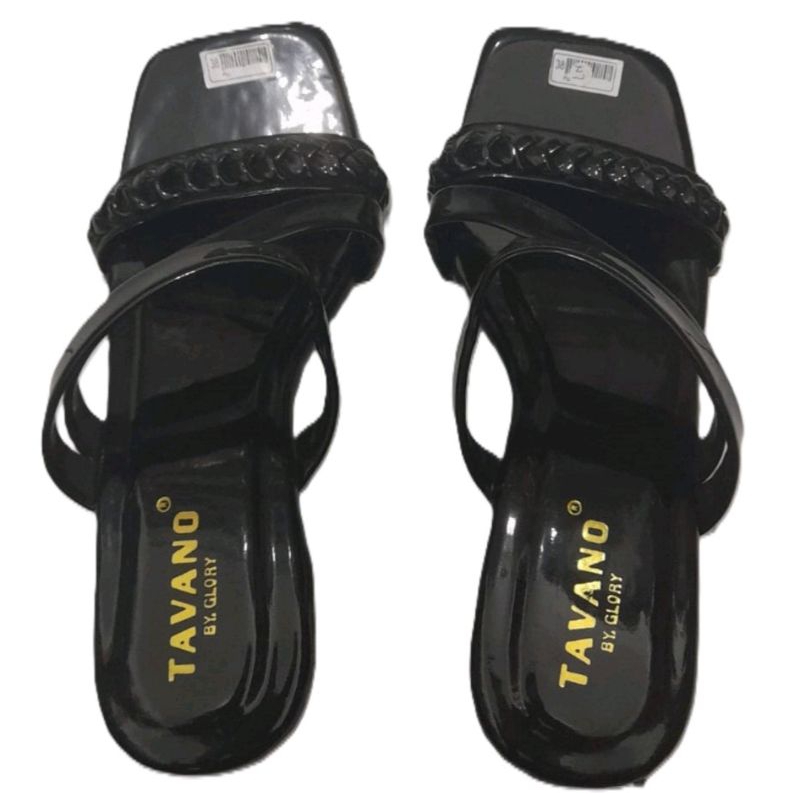 Tavano By Glory Sandal Wanita Chunky Heels 3cm Tali  Tren Terbaru Dari Tavano By Glory