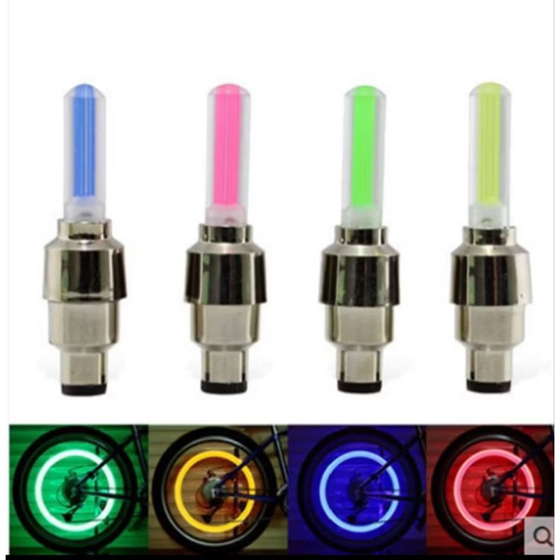 Tututp Pentil Motor Sensor Gerak / Lampu Tutup Pentil Sepeda Motor / Tutup Pentil Lampu Warna