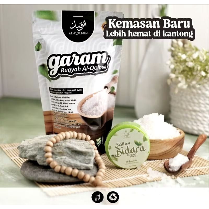 

GARAM RUQIYAH AL-QOLBUN ORIGINAL BONUS SABUN BIDARA & TASBIH