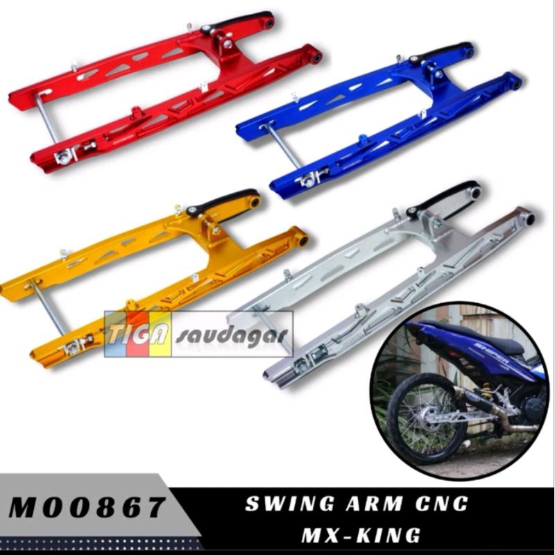 Swing ARM Bahan CNC premium Jupiter MX old MX king MX new Y15r Y16 Lc135 V1-V7 Kualitas