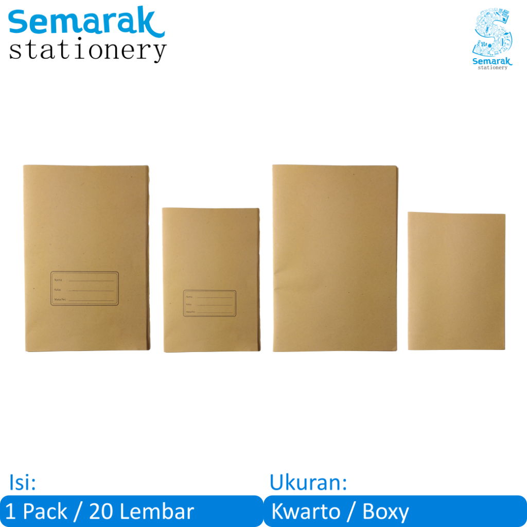 

Sampul Samson Kwarto / Boxy [1 Pack / 20 Lembar]