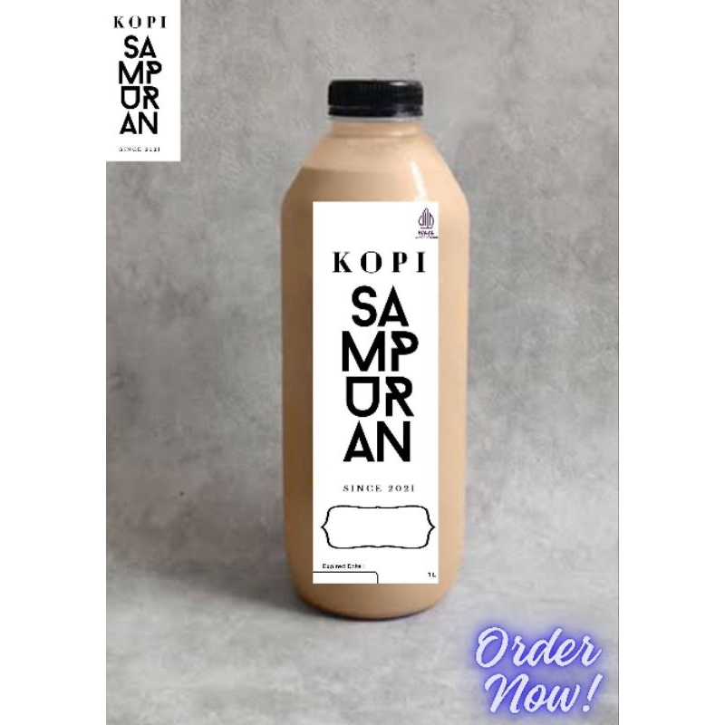 

Sampuran Kopi Susu Botol 1L