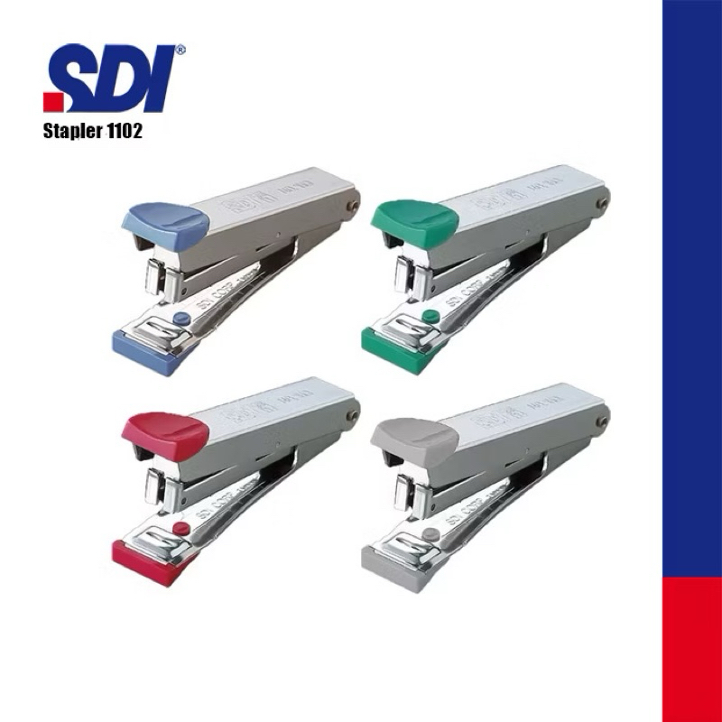 

DELUNASHOP DL424A Stapler No.10 Stainless Steel HD-10 SDI 1102 HEKTER