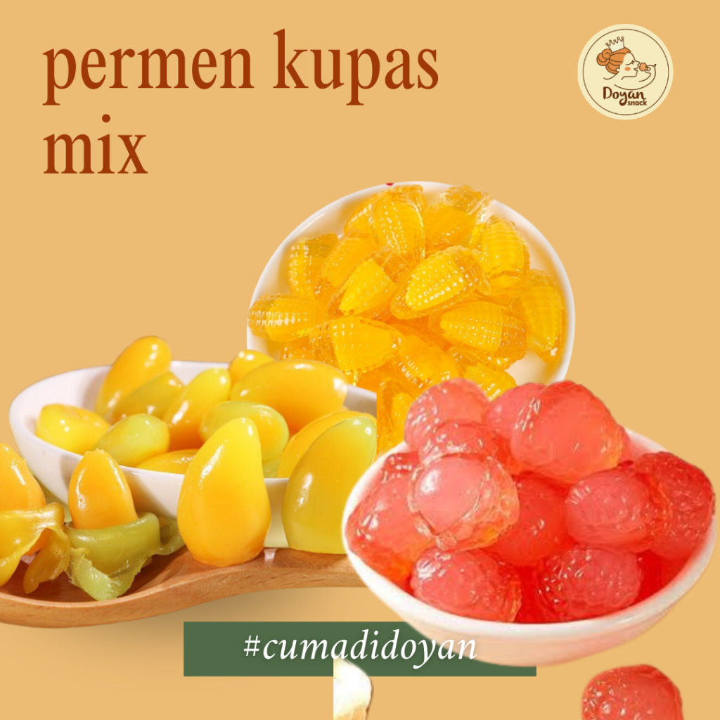 

PERMEN JELLY KUPAS MIX ANEKA RASA 100 GR