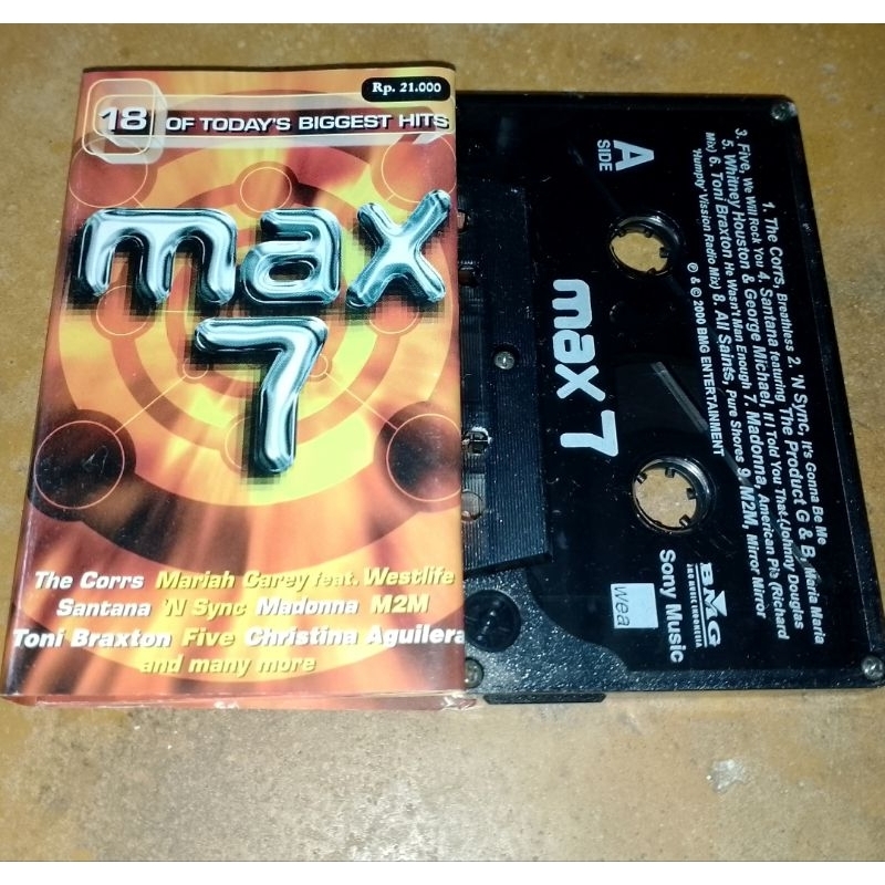 kaset pita:max 7