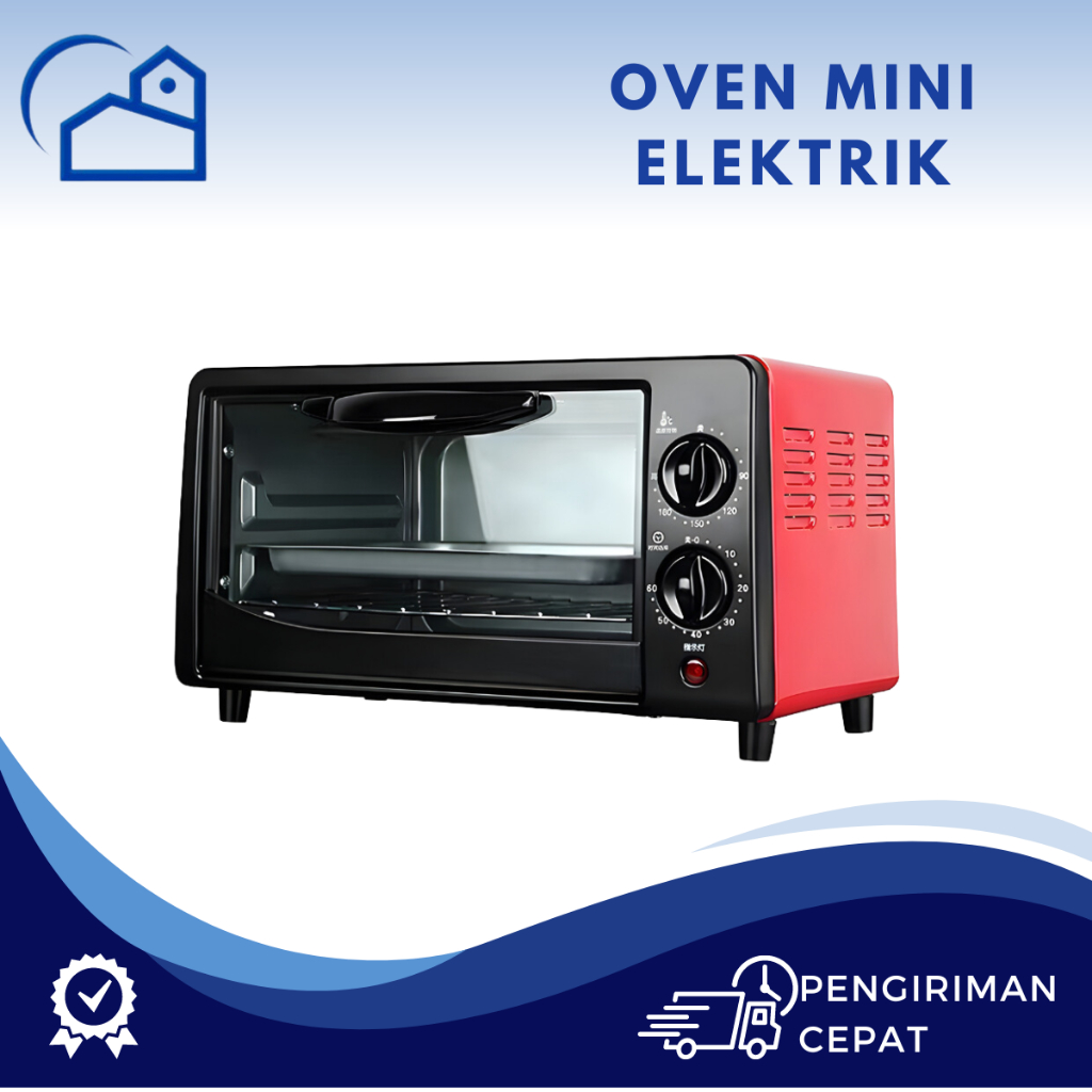 HOMESTATION - Oven Elektrik Mini Electric Oven Toaster / Oven Listrik Mini 4612