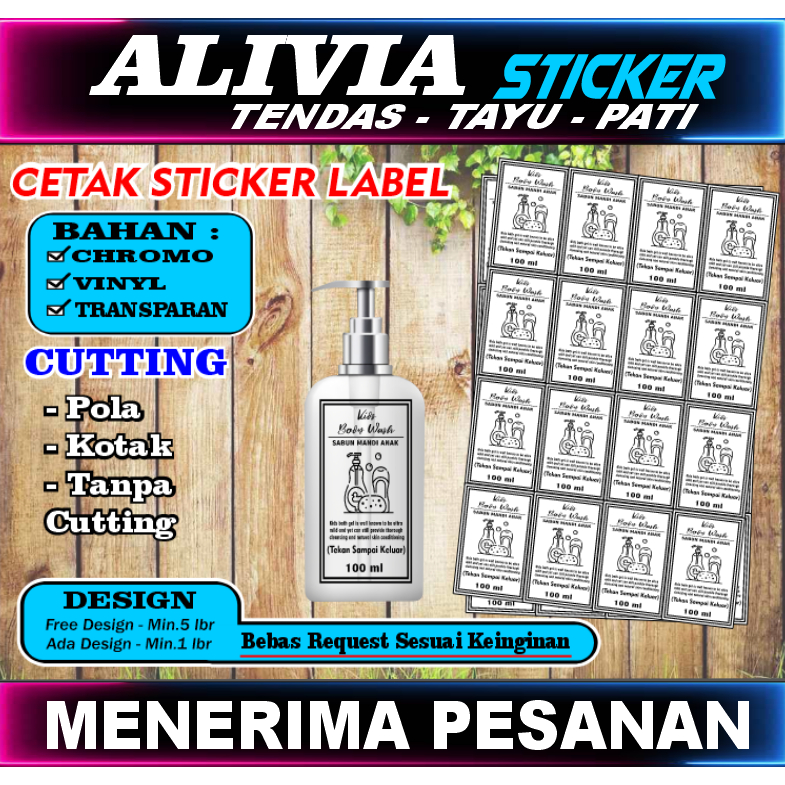 

Stiker Chromo-Stiker Label-Stiker Transparan-Stiker Cutting-Stiker Kotak-Stiker Bebas Request