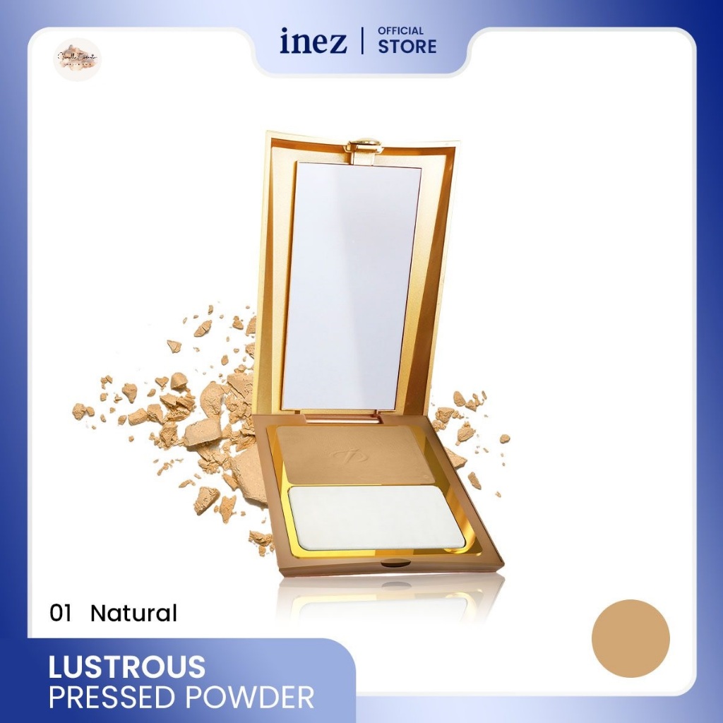 Inez 900 Lustrous Pressed Powder/Bedak Inez/Bedak Padat
