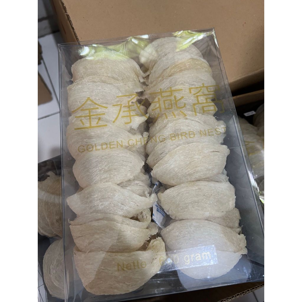 

Sarang Walet Bersih 高品質燕窩 Birdnest Mangkok Premium Kualitas Export Natural Asli Yenwo Harga PER Gram