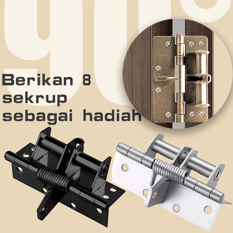 Stainless Engsel Otomatis Pintu Universal Engsel Penutup Pintu Ensel Pintu Rumah/Mandi Engsel Pintu