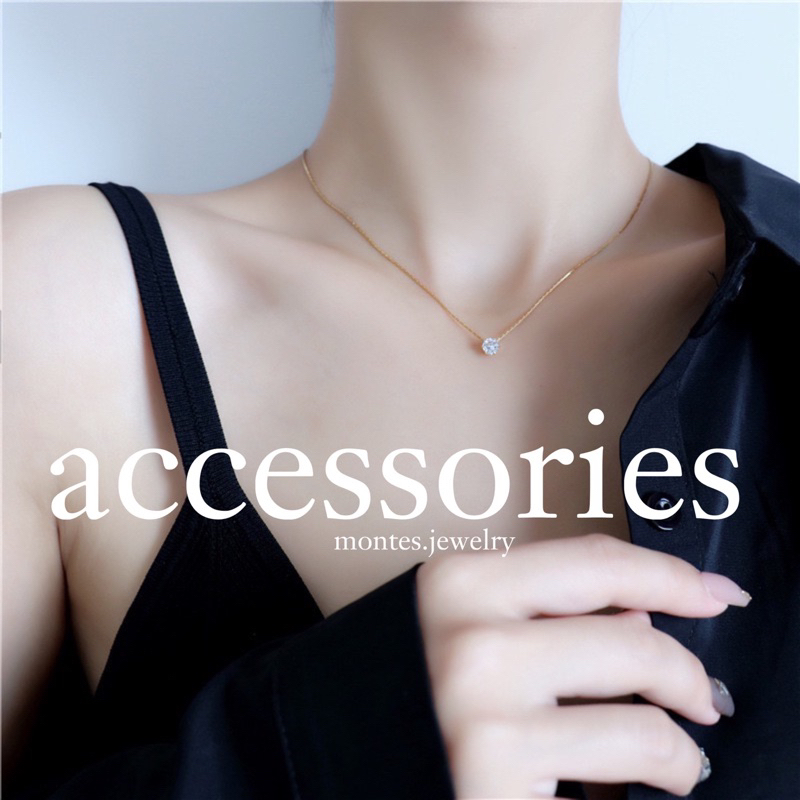 PUSAT GROSIR ECER -kalung nagita simple titanium best seller