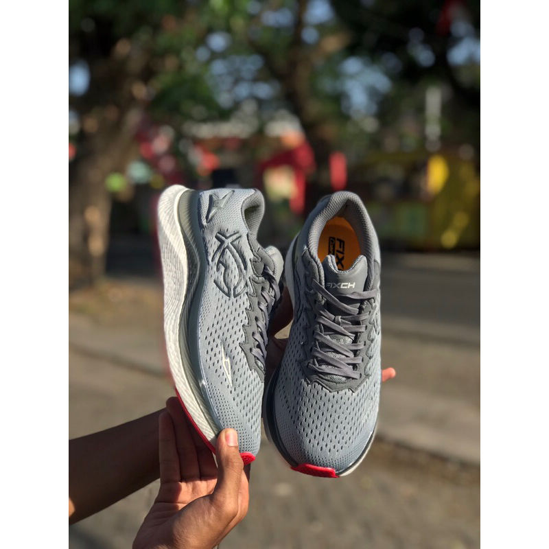 Fixch CIRRUS Sepatu Lari Pria Wanita Original - Hitam, Navy, Grey