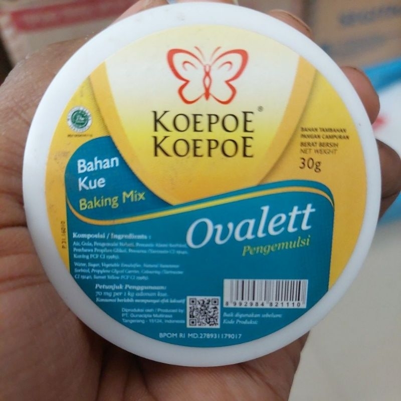 

Koepoe Koepoe Ovalett 30gr Baking Mix Pengemulsi bahan kue