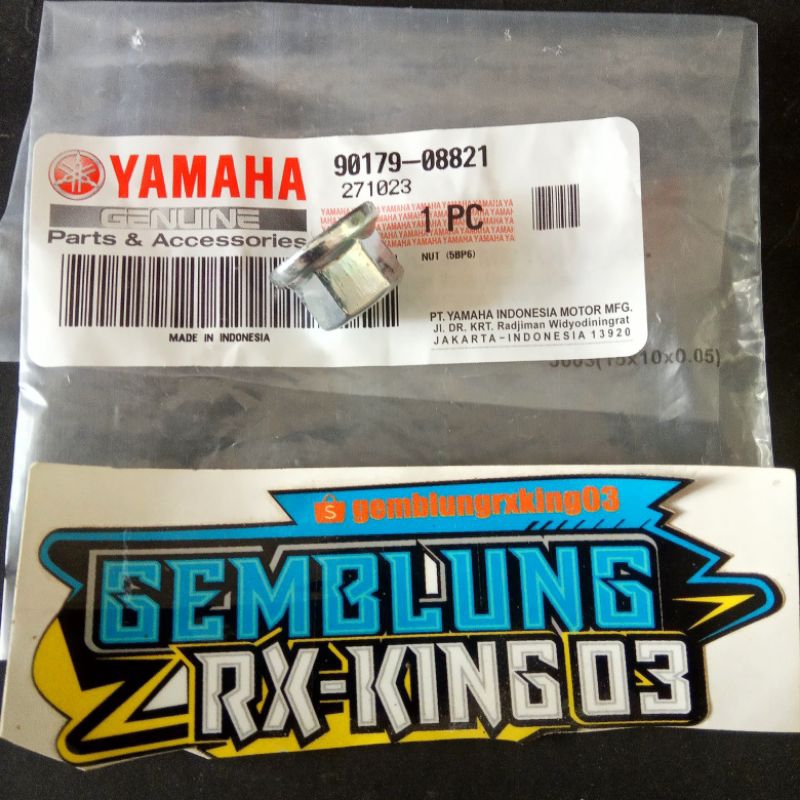Mur Baut Leher Knalpot Yamaha RX King FIZR F1ZR Original Yamaha 90179-08491