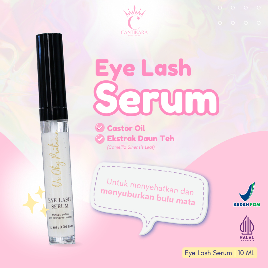Bening Skincare Serum Bulu Mata Castrol Oil Eyelash Serum Vitamin Mata Serum Penumbuh Bulu Mata dan 
