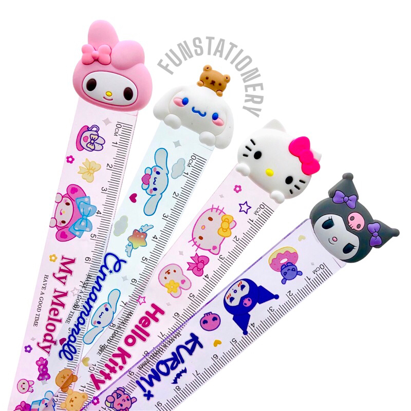 

(15CM) PENGGARIS 728 KEPALA SANRIO / RULER KUROMI CINNAMONROLL