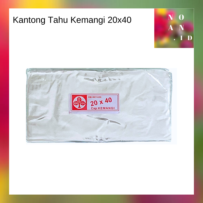 Kantong kemangi PP - uk 20 x 40 - Per 1 pak - Kantong Plastik Tahu