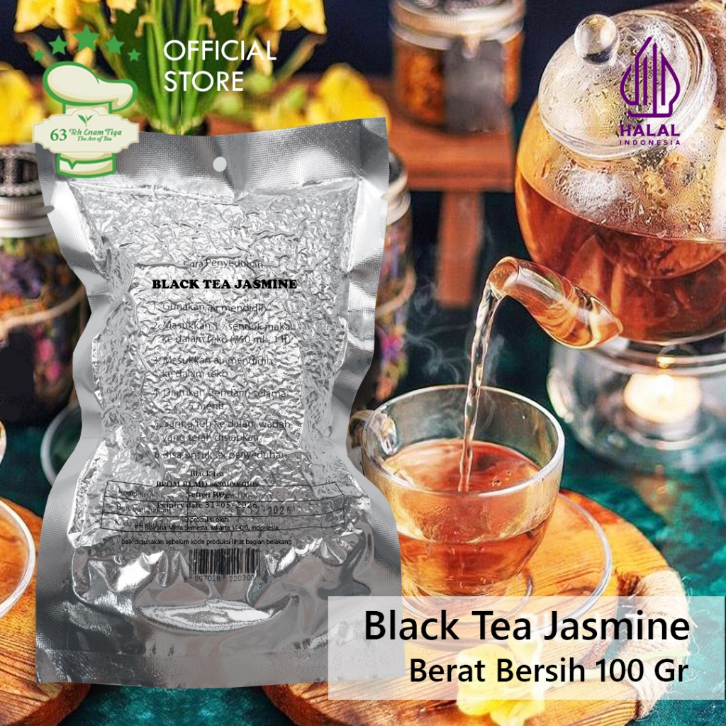 

Teh 63 - ARCHI Black Tea/Red Tea Jasmine 100gr - Food Service