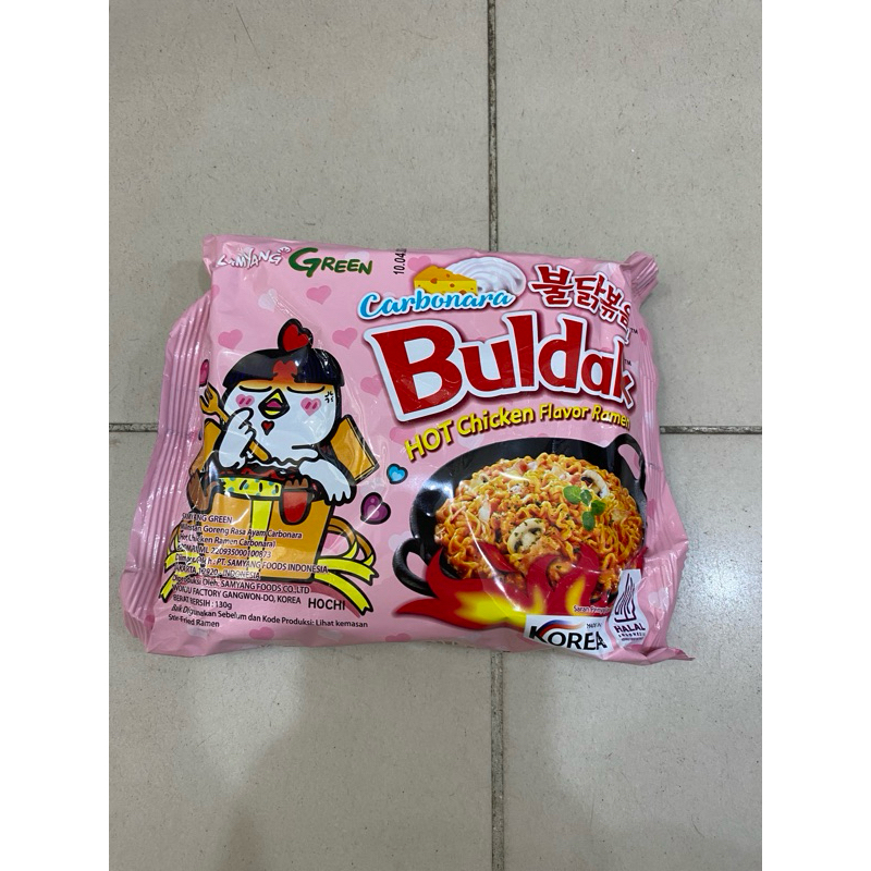 

Samyang Green Buldak Carbonara Hot Chicken Flavor Ramen 130GR