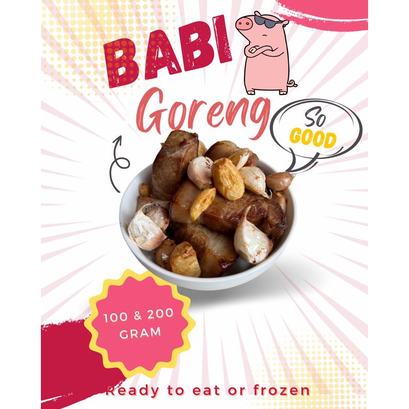 

Babi goreng enak banget sedap gurih praktis siap saji frozen pack