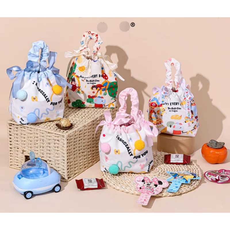 

Pouch Serut Pita Tas Kanvas Hadiah Ultah Tas Packaging Snack