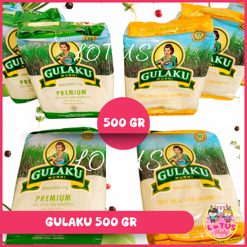 

GULA PASIR 500 gr/Gulaku gula pasir/Gulaku kuning 500 gr/Gulaku hijau 500 gr/Gula Kristal 500 gr