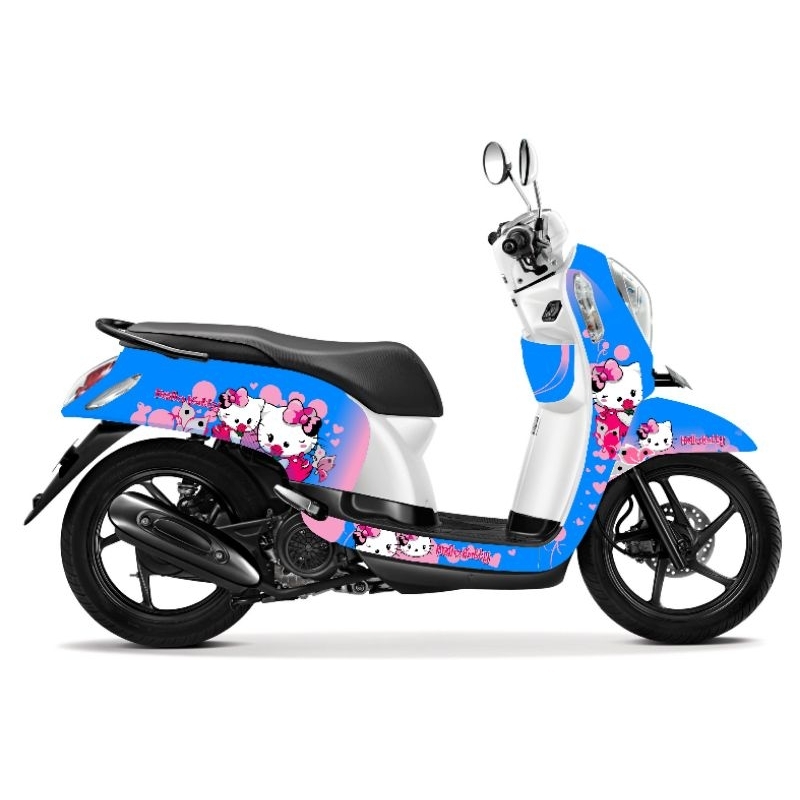 stiker scoopy 2012 hello kitty (FULL BODY LUAR)