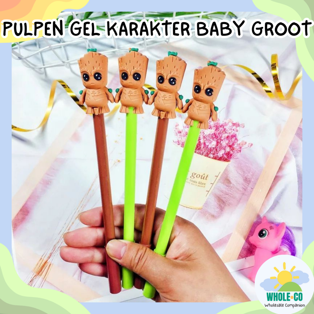 

Pulpen Gel Karakter Baby Groot Pena Premium Pohon Guardian of the Galaxy Lucu Unik Imut Grosir Termurah COD PGK-1068